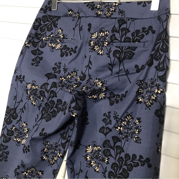 NEW Boden Blue Floral Richmond Trouser Pants Size 2P - Picture 5 of 8